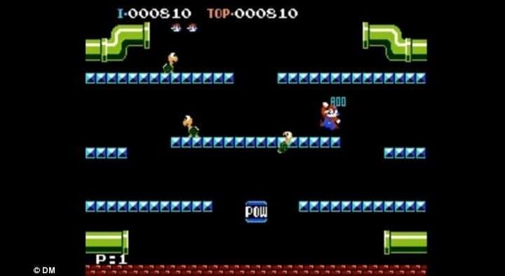 super mario black