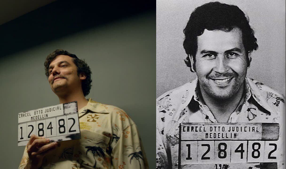صورة أصلية من مسلسل Narcos 