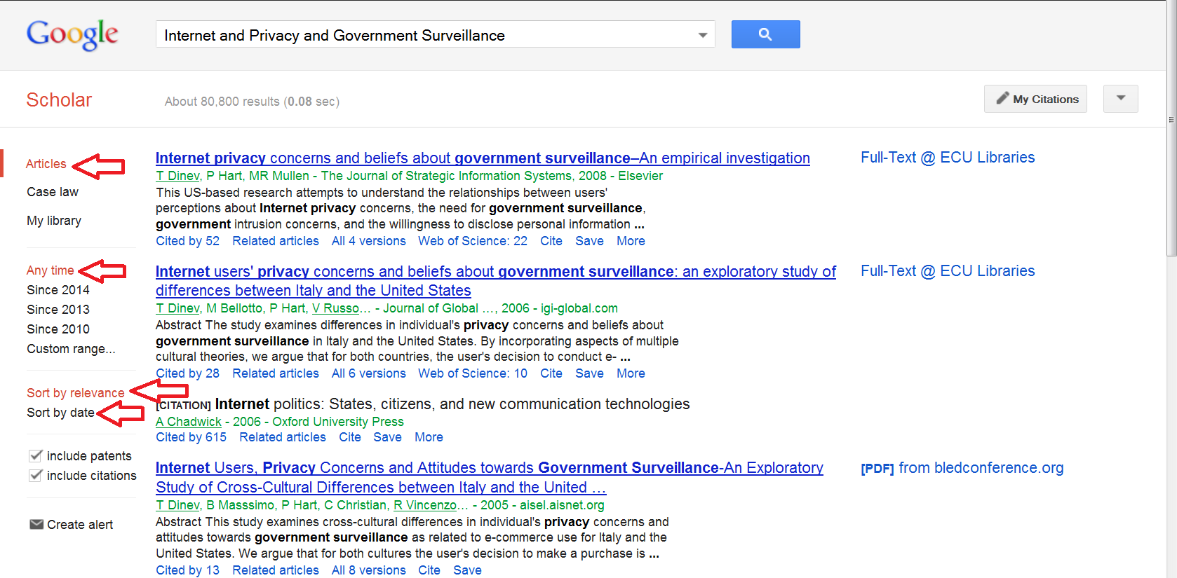الباحث العلمي Google Scholar