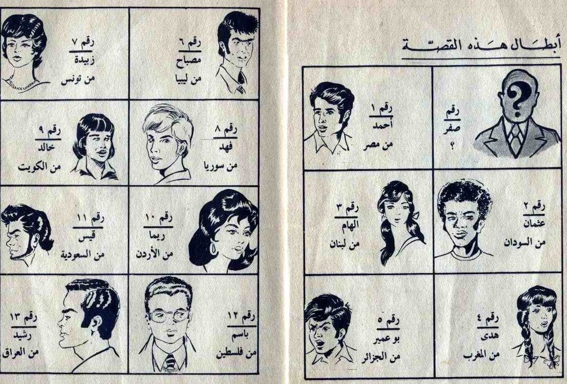 أبطال سلسلة الشياطين الـ١٣