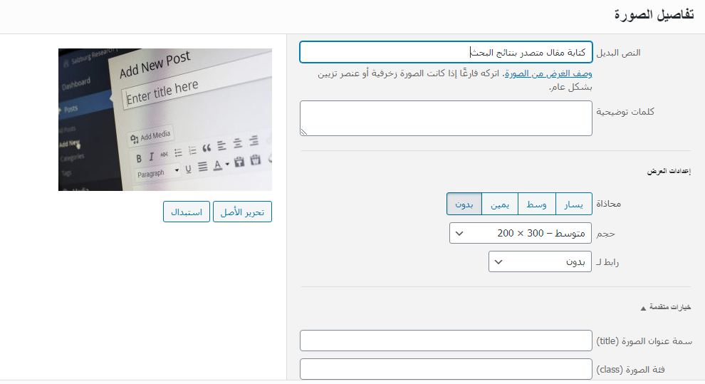 أهمية النص البديل للصور لكتابة مقال متصدر بنتائج البحث 