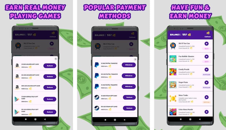 تطبيقات الربح- تطبيق Tap Cash Rewards