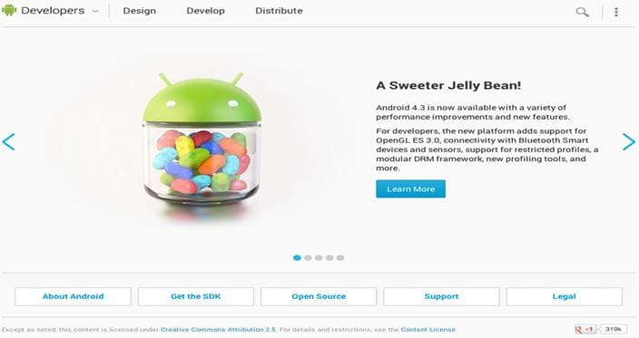 Developer.Andoroid.com مواقع مميزة لتعلم البرمجة
