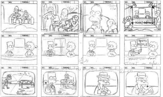 سيناريو مرسوم Storyboard