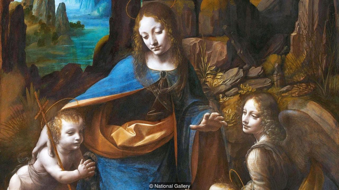 نسخة لندن من عذراء الصخور - لوحات ليوناردو دافنشي