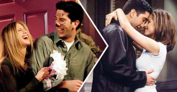 روس ورايتشل مسلسل friends