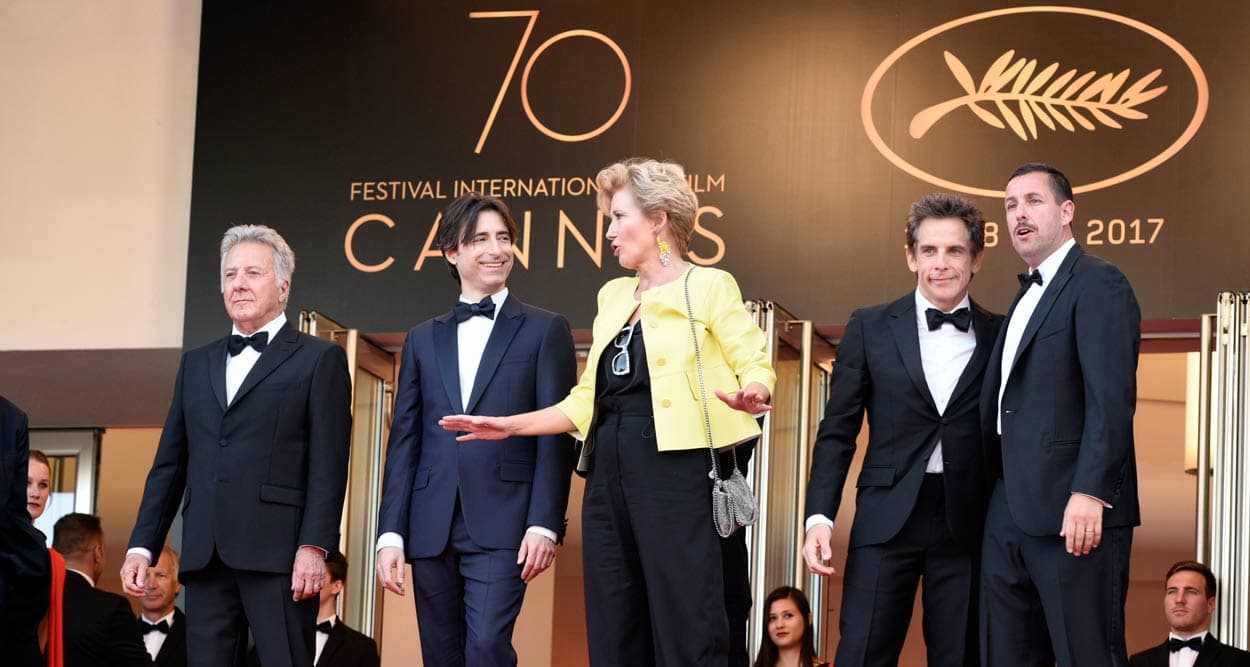 نواه بومباك وأبطال فيلم The Meyerowitz Stories