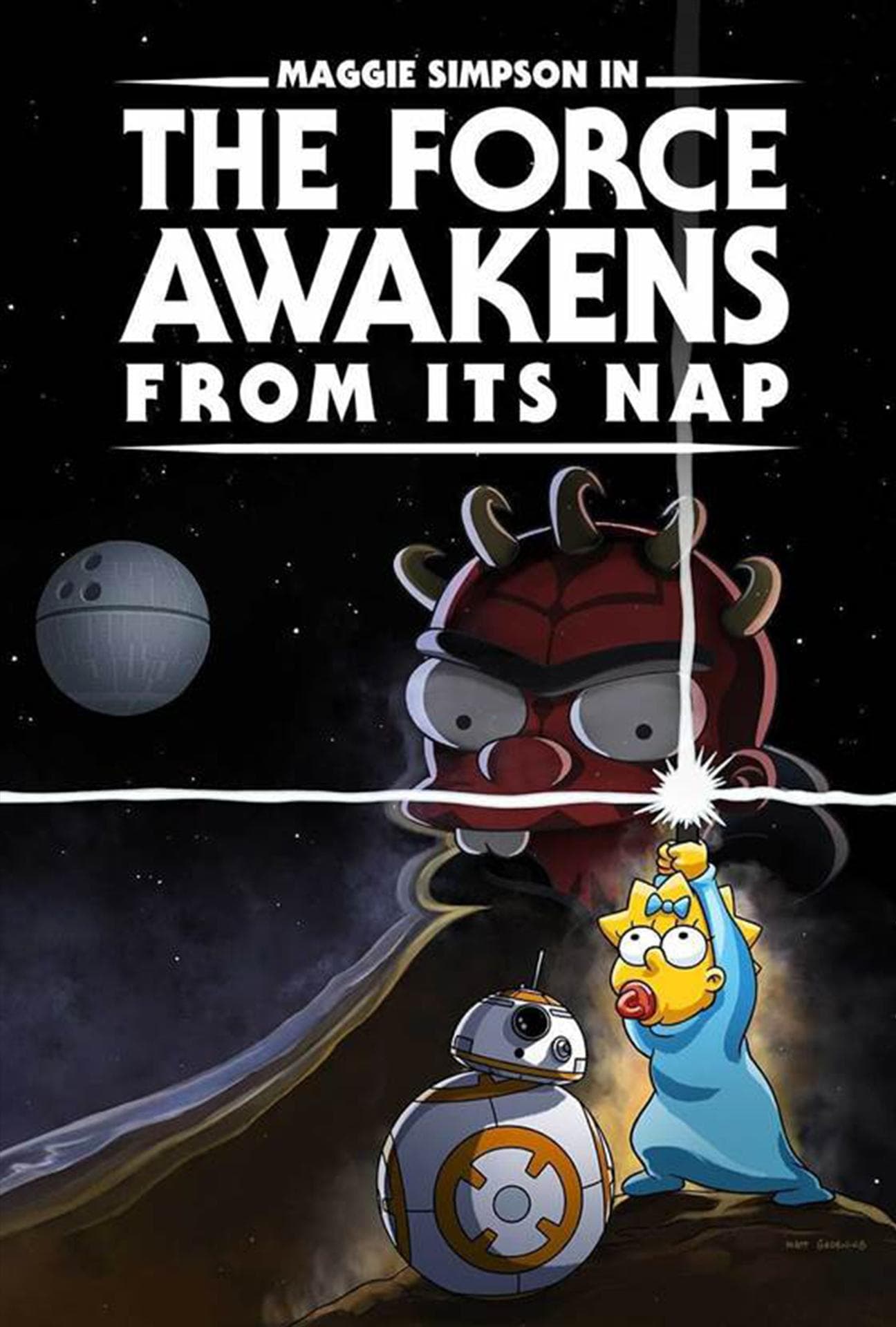 بوستر Maggie Simpson in The Force Awakens from Its Nap