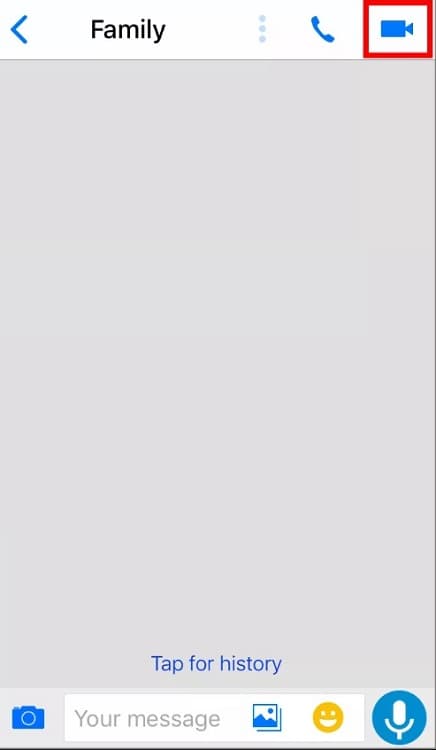 إجراء مكالمة فيديو أو مكالمة صوتية في برنامج الايمو - 2