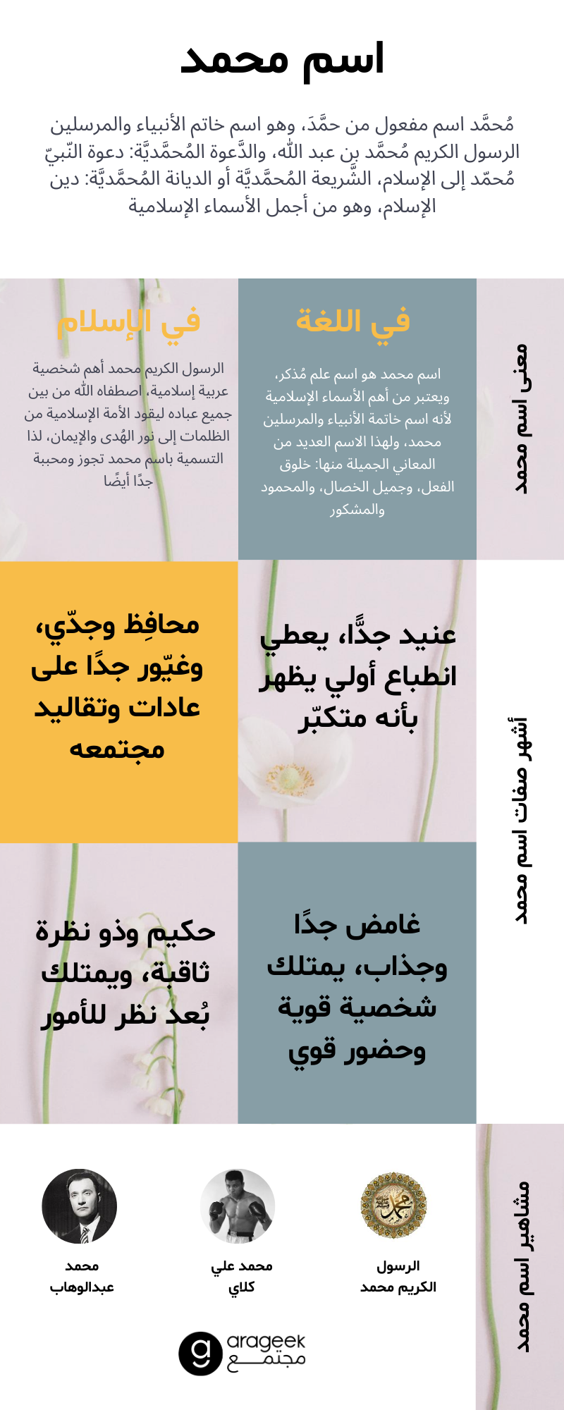 معنى اسم محمد