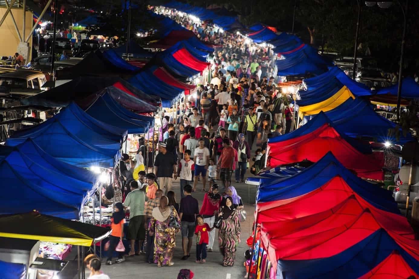 الدراسة والمعيشة في ماليزيا: الأسواق الشعبية