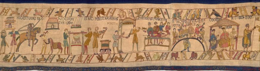 استمتاع ويليام والرجال بوليمة ضخمة