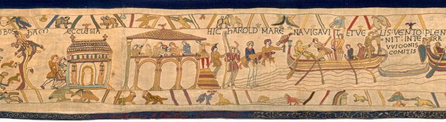 وصول هارولد إلى بوشام ثم إبحاره