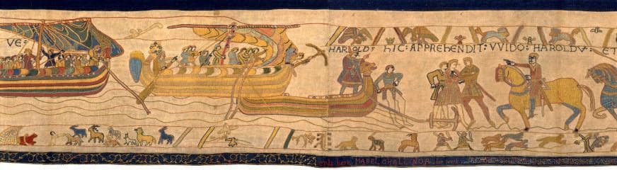 وصول هارولد إلى بونتيو (Ponthieu) وأسره من قِبل الكونت غاي (Guy)