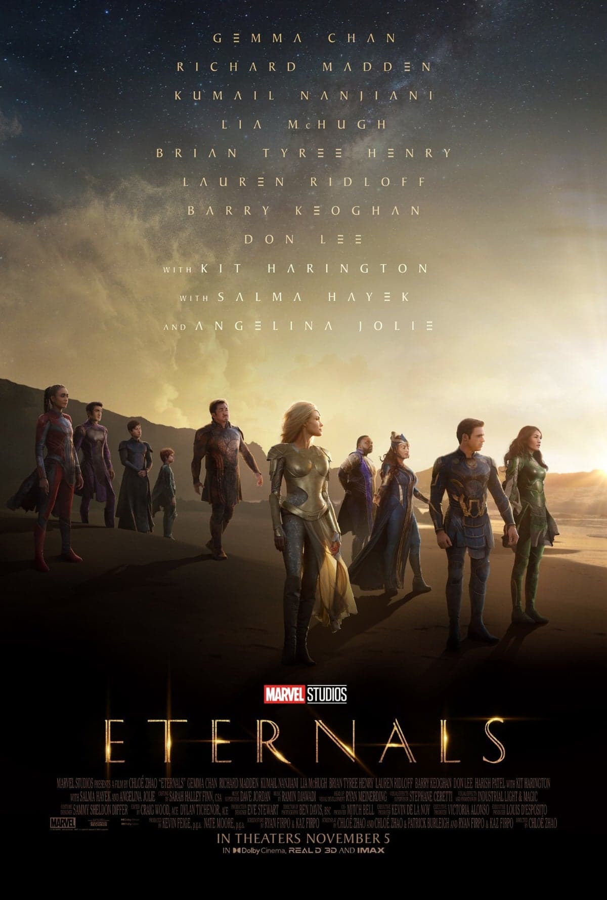 أنجيلنا جولي مع سلمى حايك في تألق بتريلر فيلم Eternals القادم لمارفيل!