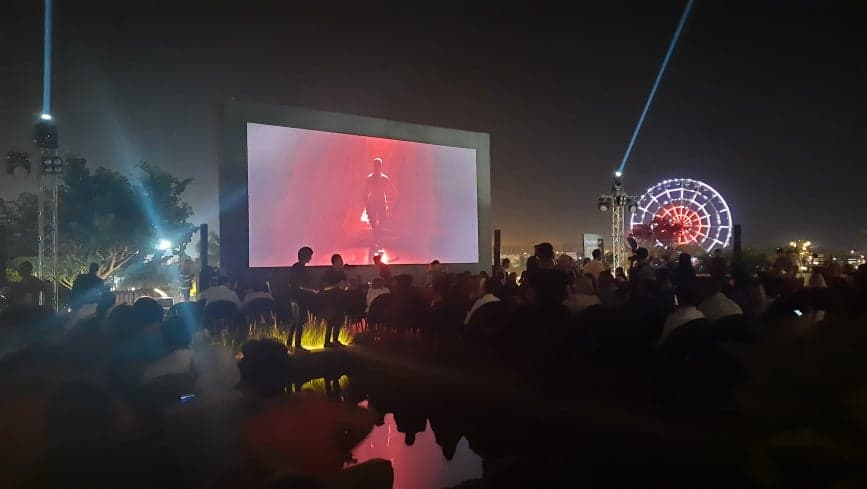 العرض الأول لفيلم عروستي في زيد بارك الشيخ زايد