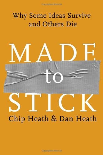 غلاف كتاب Made to Stick - Why Some Ideas Survive and Others Die