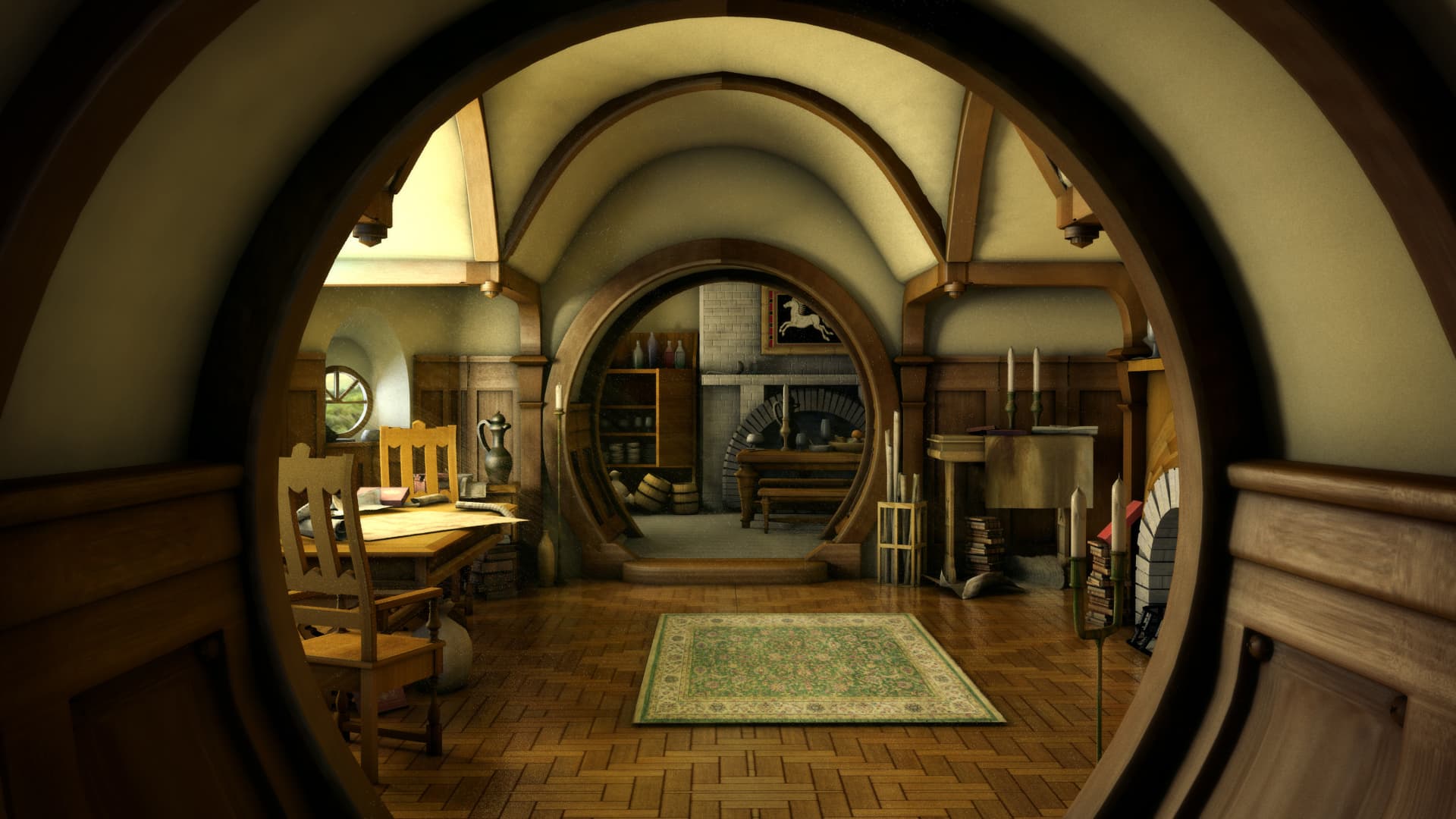 The_Hobbit_lord_rings_lotr_architecture_house_room_building_fantasy_interior_design_1920x1080