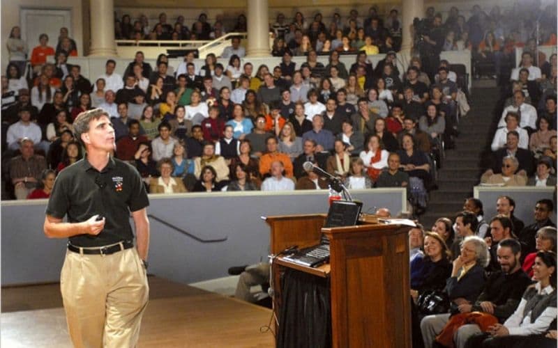 راندي باوش في محاضرته الأخيرة