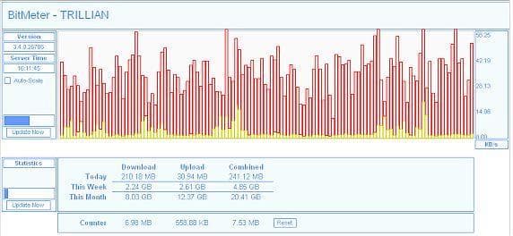 أفضل برامج معرفة استهلاك الانترنت لجهاز الكمبيوتر bitmeter_web